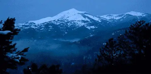 View of alps in Yumthang valley